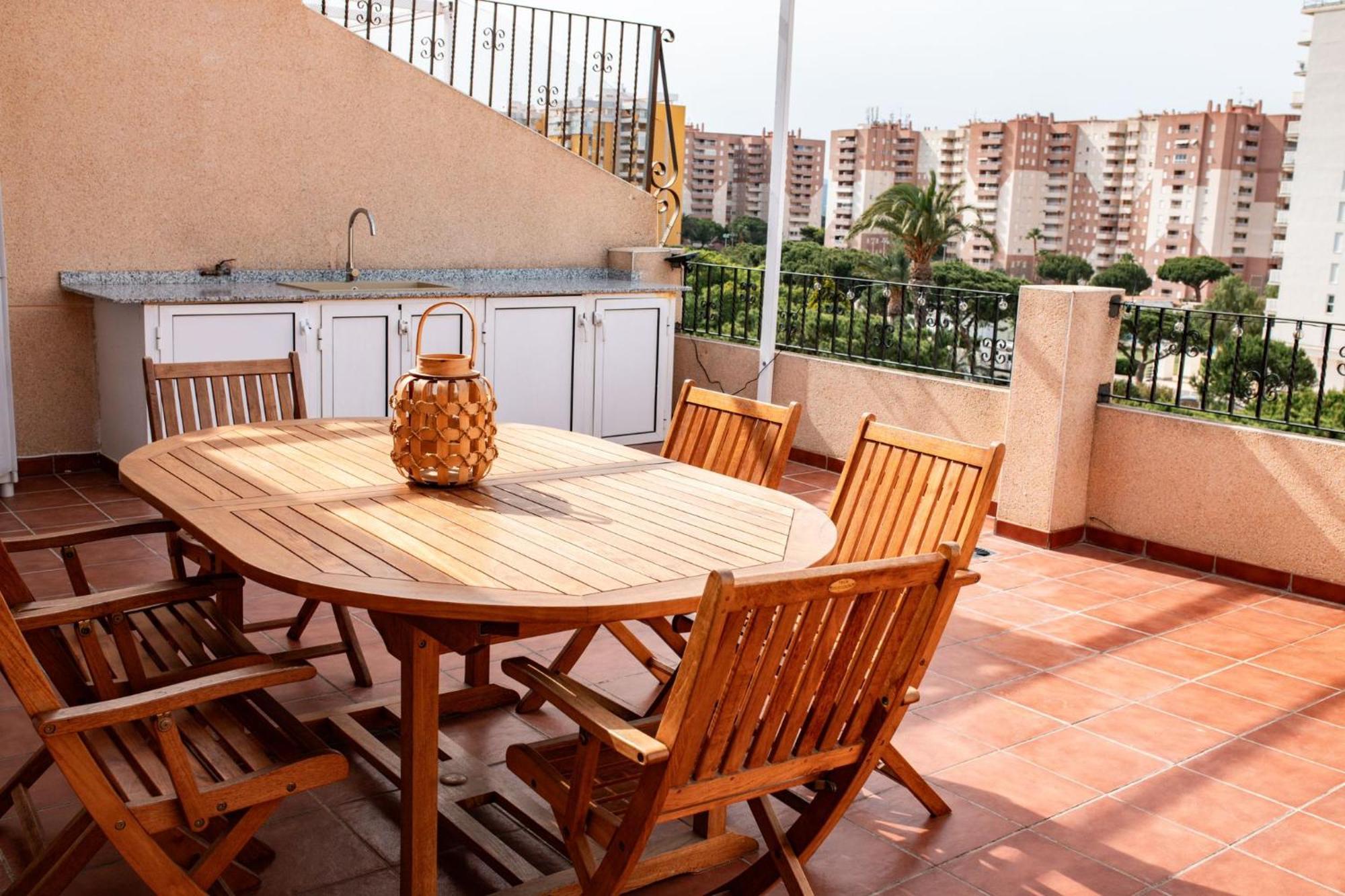 Perla De Mar - Atico Con Amplia Terraza 40M2, Piscina Y Parking En Playa Canet Canet d'En Berenguer Exteriör bild